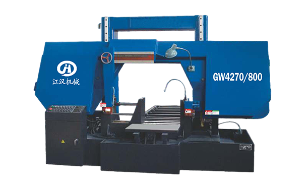 九湖镇GW4270/800双柱龙门卧式带锯床